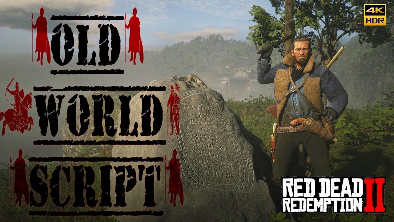 Redemptive Script MOST MYSTERIOUS Old script DECODED in Red Dead Redemption 2 | 4K HDR 60 ...