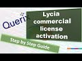 Commercial License Activation | Lycia Basics | Querix