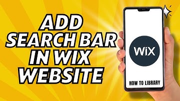 How To Add Search Bar In Wix Website - Quick And Easy!