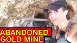 abandoned cabin and spooky mine tunnel on the pahrump side of the spring mountains