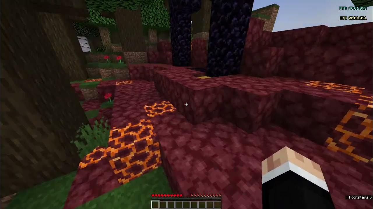 Minecraft Obtain Pigstep Speedrun in 12.697 seconds YouTube