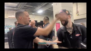 NATE DIAZ SLAPS "FULL SEND" REPORTER AT UFC 276 screenshot 4