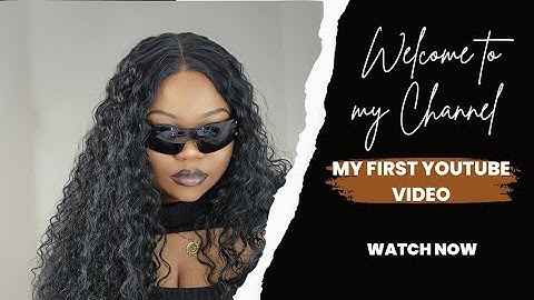 MY FIRST YOUTUBE VIDEO/ INTRODUCTION TO MY CHANNEL. WELCOME!!!