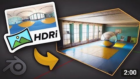 Blender tutorial:How to turn HDRI into 3D environment in blender #viralvideo #3denvironment #blender