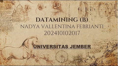 Modul 1 - Manipulasi Array Menggunakan Numpy || DATAMINING || UNIVERSITAS JEMBER