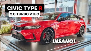 Avaliação | Novo Civic Type R 2.0 Turbo VTEC 2023 | Curiosidade Automotiva