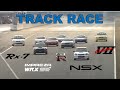 Track race 45  impreza vs evo 7 vs nsx vs rx7 vs gtr