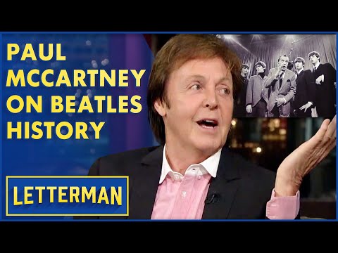 Paul McCartney Recalls The Beatles' 1964 U.S. TV Debut | Letterman