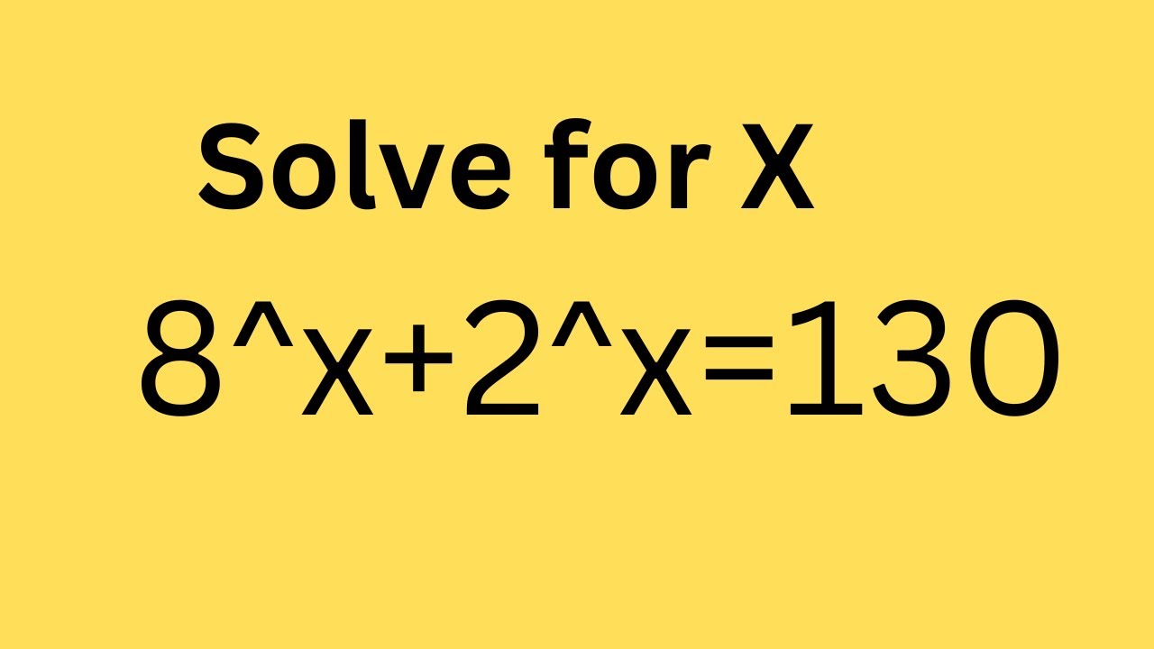 Master Equation Solving Solve 8 x 2 x 130 Step by Step Tutorial For Master Equation Solving Solve 8 x 2 x 130 Step by Step Tutorial For
