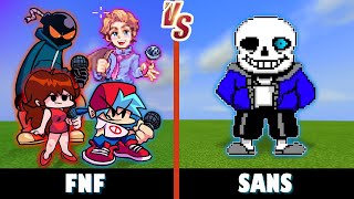 Friday Night Funkin' vs. Sans | Minecraft (LOL!)