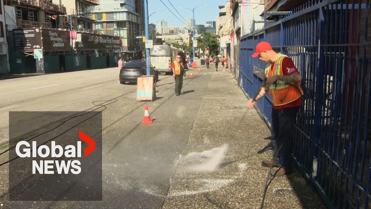Trash, needles, human waste: Vital Vancouver street cleaning program at risk