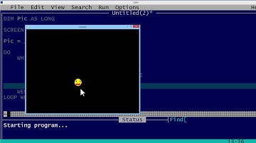 QBasic Tutorial 57 - Mouse Interface Part 3 - Picture Follows The Mouse QB64
