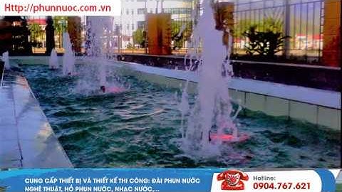 Thi công đài phun nước tại công ty Điện Lực Lai Châu