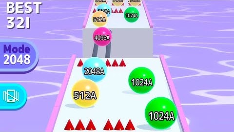 Ball Run 2048 All Levels Gameplay ( Android iOS) Level 143