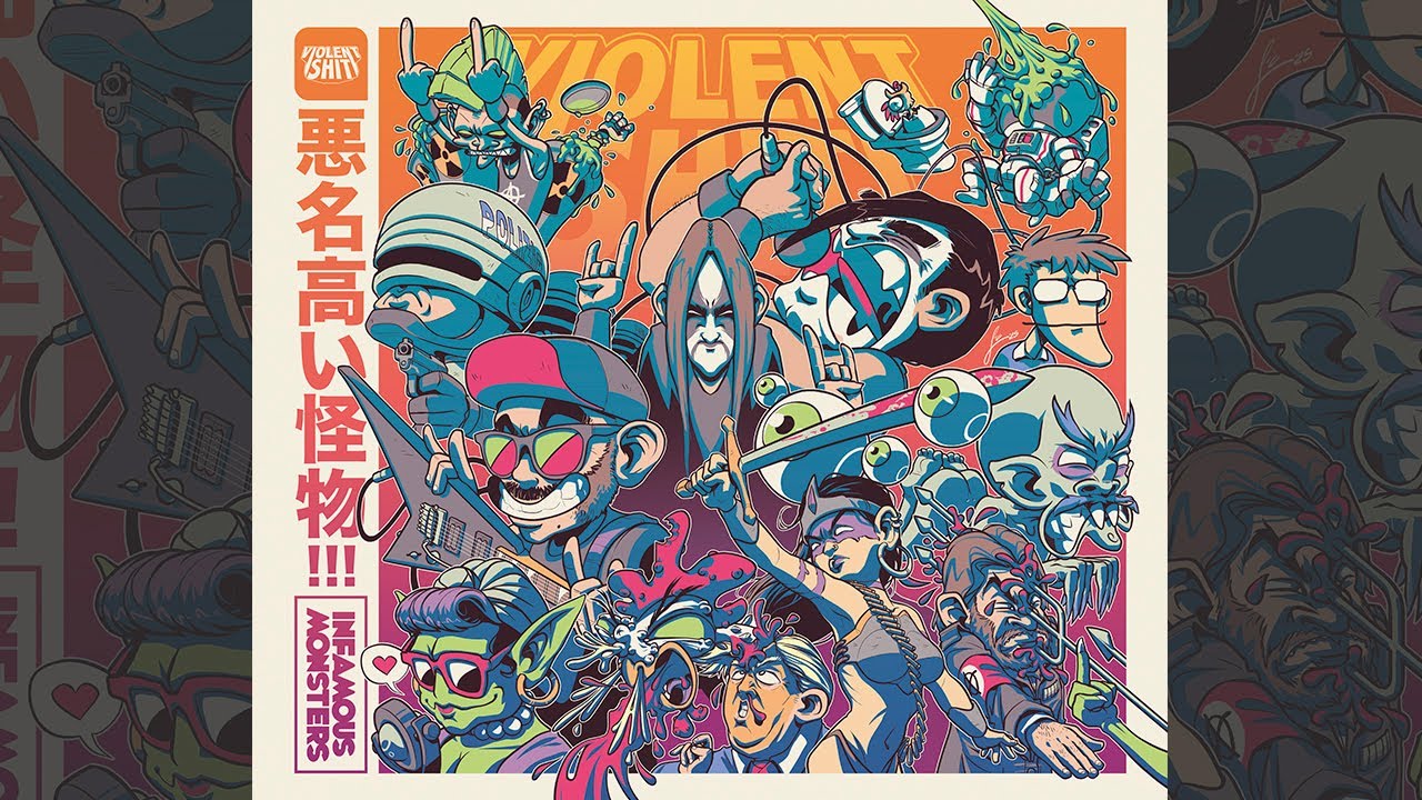 VIOLENT SHIT - Infamous Monsters 悪名高い怪物 (2025 - FULL ALBUM
