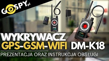 PREZENTACJA OBSŁUGI I DZIAŁANIA WYKRYWACZA DM-K18 - GOSPY.PL