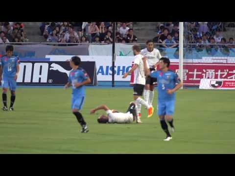 #川崎F vs #ヴィッセル神戸 #フロンターレ のCK〜  #ビジャ に #谷口彰悟 がファウル！ #frontale #小林悠 #中村憲剛 #イニエスタ #Jリーグ