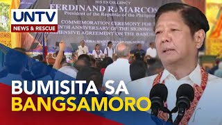 Pang. Marcos Jr., bumisita sa Bangsamoro Region