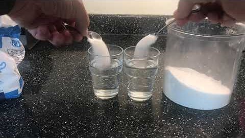 Dissolving Sugar