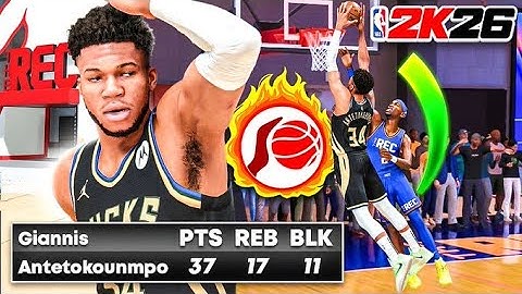 GIANNIS ANTETOKOUNMPO BUILD is UNSTOPPABLE in the RANDOM REC on NBA 2K26