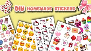 How to Make Stickers at Home 🤩✨| DIY Stickers 😱 | DIY Homemade Stickers 