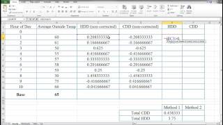 NRG142 Energy Accounting Class Seven Adjusted Baseline Aside Excel Demo