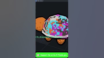 I Made A Turtle Plushi For My Game :o #gamedev #solodev #turtle