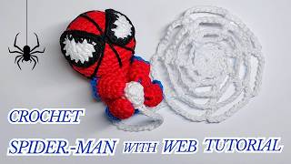 Viral Spider-Man with Web Crochet Tutorial | Step-by-Step Spider-Man Amigurumi for Beginners