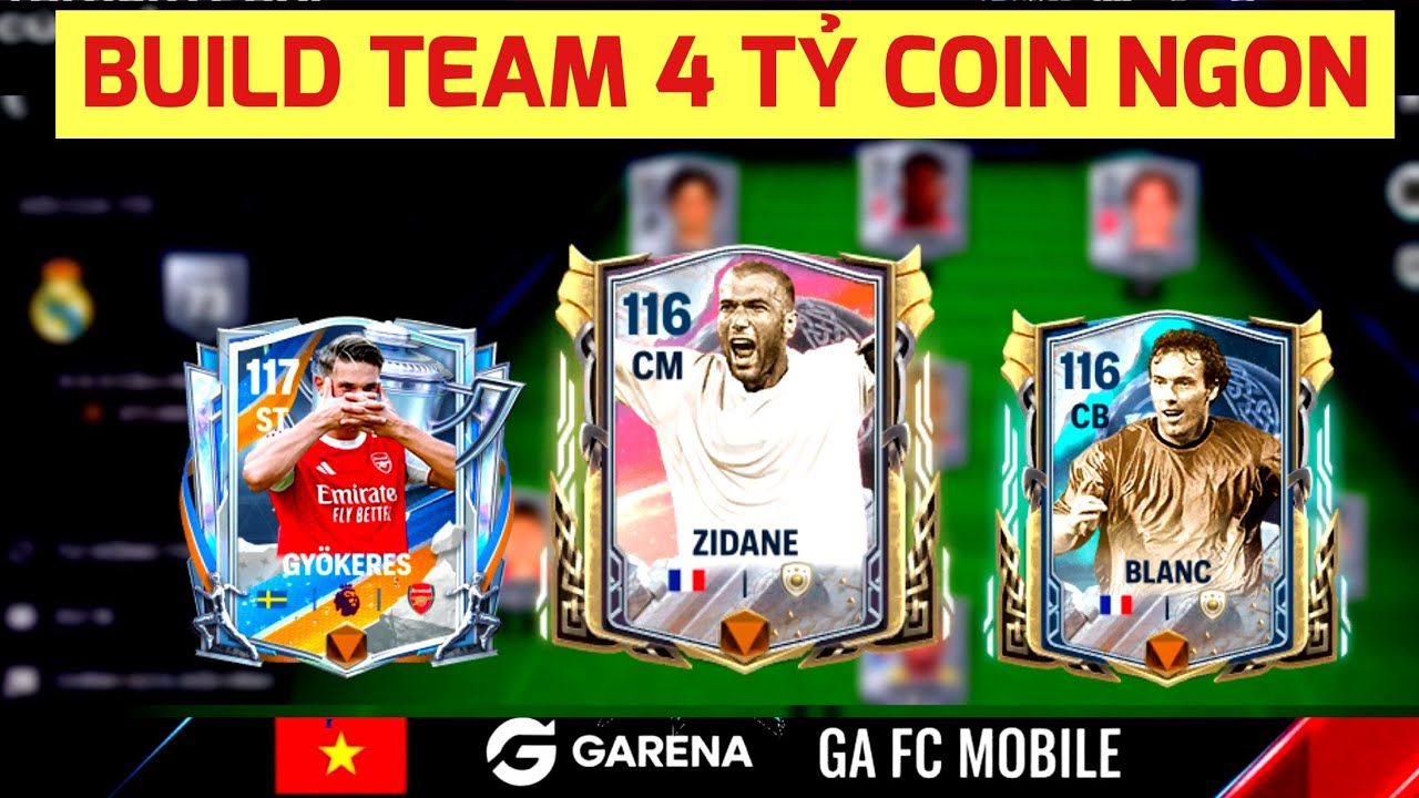 🇻🇳 FC MOBILE VN | BUILD TEAM 4 TỶ COIN NGON NHẤT CHO NGƯỜI MỚI FC MOBILE