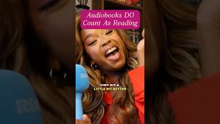 Audiobooks DO count as reading!! #booktube #bookish