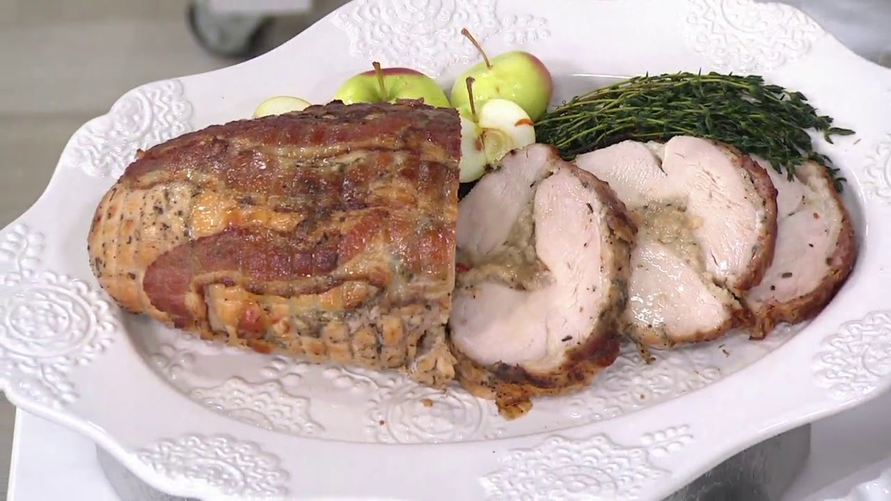 Emeril Lagasse 3.5lb Boneless Bacon Wrapped Turkey Breast on QVC YouTube