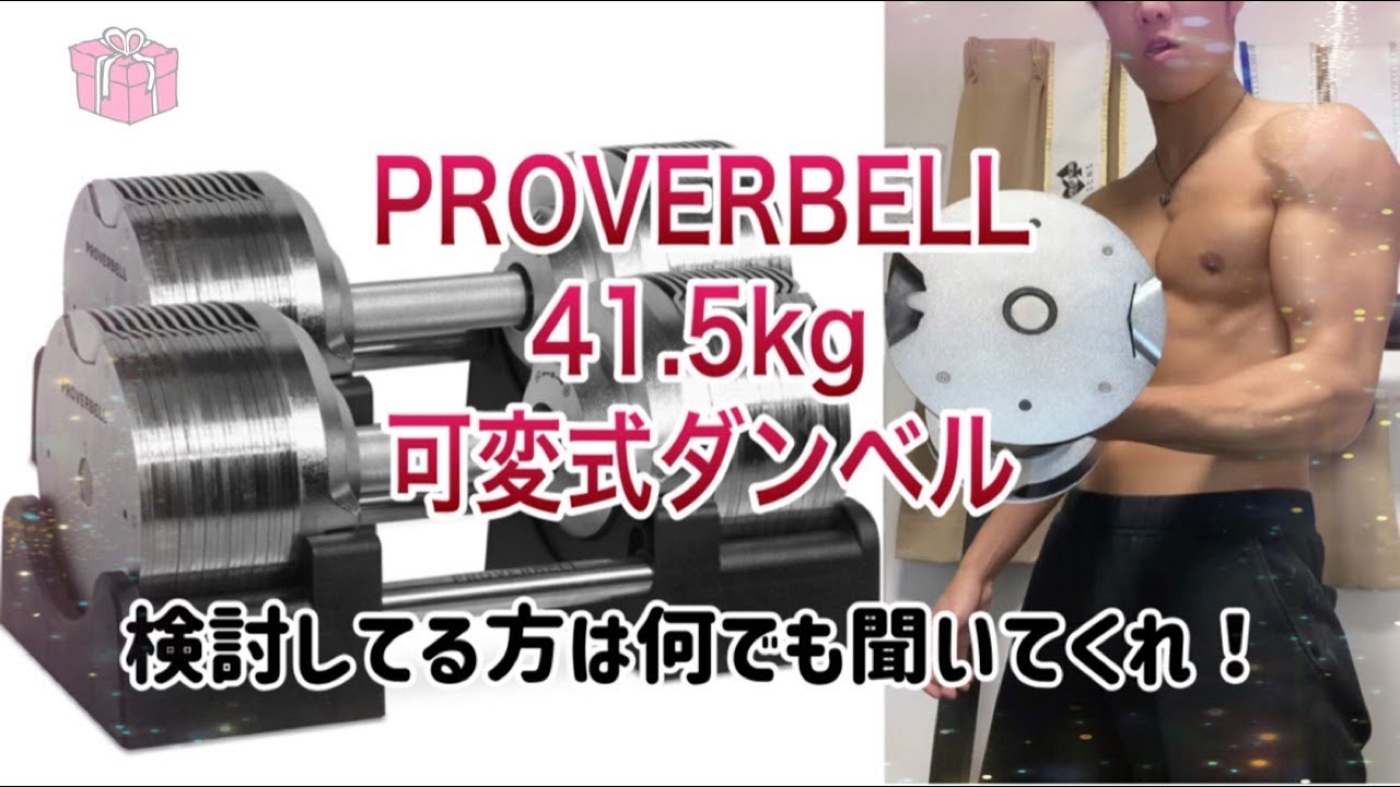 PROVERBELL 可変式ダンベル　4〜41.5Kg １個　②