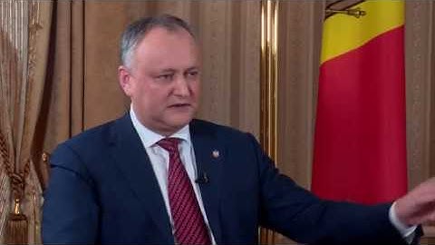 Игорь Додон о высылкe российских дипломатов