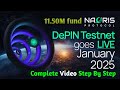 Naoris Protocol Depin Testnet Is Live | 11.50 Million Fund | Saif Free Earning