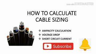 How to size the cable as per IEC 60502 stndard - Part1. How to calculate Ampacity of the cable screenshot 1