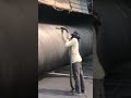 Sand blasting on pipe #shorts #viral #trending #youtubeshorts #pipe #hydropower #short #shortvideo
