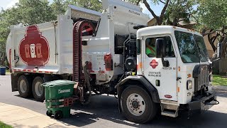 San Antonio Solid Waste: Peterbilt 520 McNeilus ZR Garbage Truck