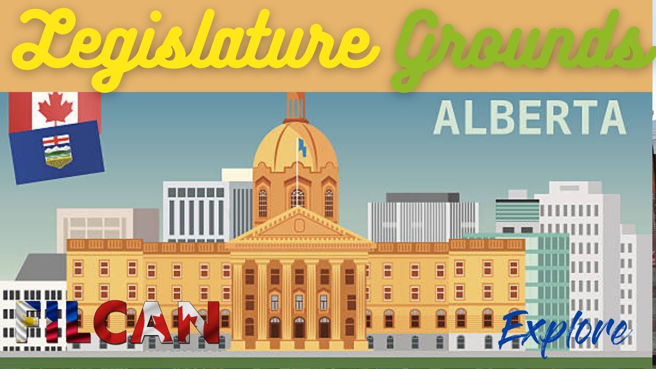 Alberta Legislature Grounds | Morning Walks | 4K HDR