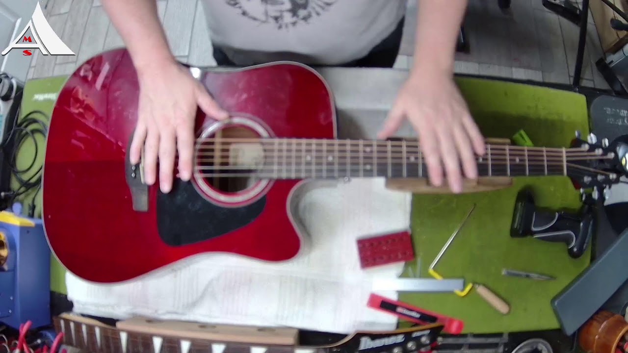 How To Lower The Action On A Takamine Acoustic Guitar