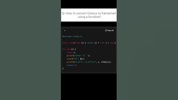 Celcius To Fahrenheit in C #clanguage #cprogramming #codingtips