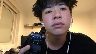 ASMR Positive Affirmations in JAPANESE (Hand movements, TASCAM)