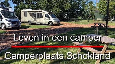 Leven in een camper 663, Camperplaats Schokland
