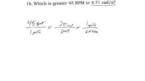 Angular Kinematics WS #16