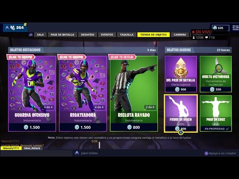 http://fortnite.com/2fa LA *NUEVA TIENDA* DE FORTNITE HOY DIA 10 DE NOVIEMBRE *NUEVAS SKINS* *PICOS* Y *ALADELTAS* DE LA NFL