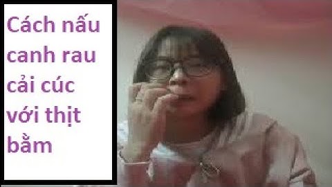 Cách nấu canh rau cải cúc với thịt bằm