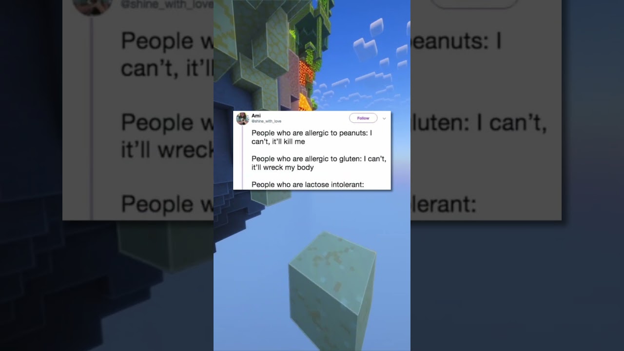 the lactose intolerant mindset