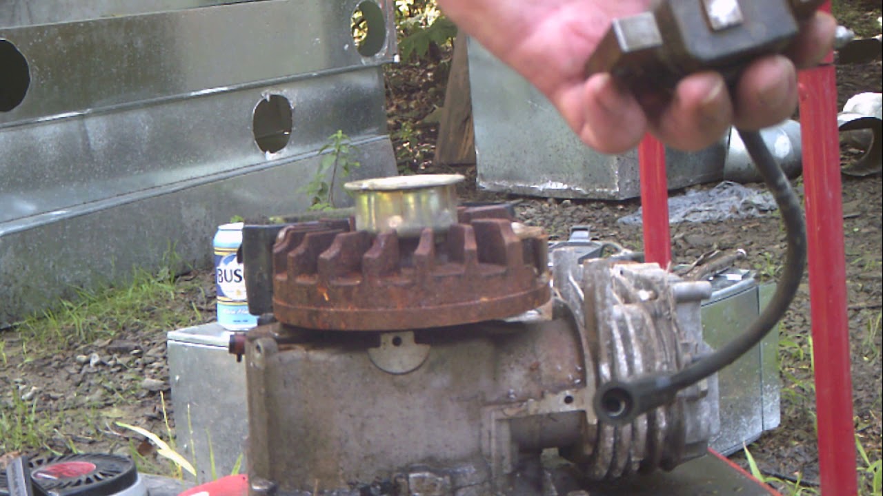 no spark small engine tecumseh briggs diy fix part 1 - YouTube