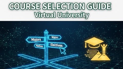 VU Course Selection 2025 | Complete Guide for New & Old Students | Virtual University Pakistan