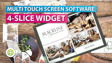 4-Slice Container Widget ➕ Interactive Multitouch Software