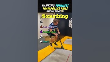 Ranking The Funniest Trampoline Fails😂😂